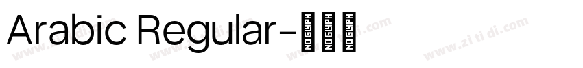 Arabic Regular字体转换 Arabic Regular字体转换